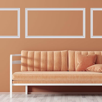 3 PCS Premade Wainscoting Panels Accent Wall Panels for Interior Wall Decor Easy DIY Build and Batten Chair Rail & Picture Frame Door Decor (16 x 24 in)