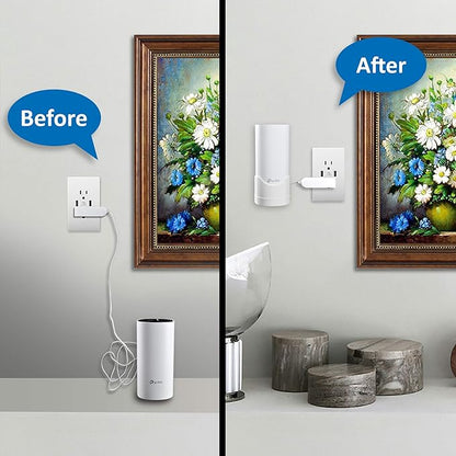 Wall Mount Bracket for Deco S4, S7, M4, P9, W2400 Mesh WiFi System（2 Pack