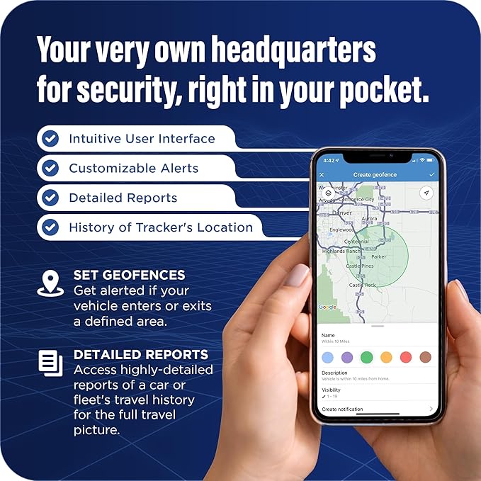 Brickhouse Security Livewire 4 4G LTE Auto GPS Tracker, Real Time Vehicle and Fleet Tracking, Geofencing, & Speed Alerts for Car & Trailer Vehicles, No Batteries Required, Subscription Plans Available