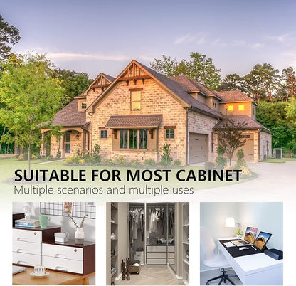 Uenhoy 4 Pack Tubular Cam Lock 1 Inch Cabinet Cam Lock Set for Tool Box, File Cabinet, Mail Box, Vending Machine, ATM, Keyed Different