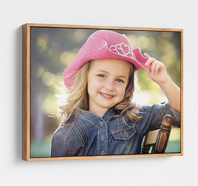 P&L ART. Personalized Custom Canvas Prints: Photo On Canvas Transform Your Photos into Stunning Framed Wall Art Digitally Printed Photo To Canvas Ideal for Home Decor Gifts Keepsakes Beige 12X16
