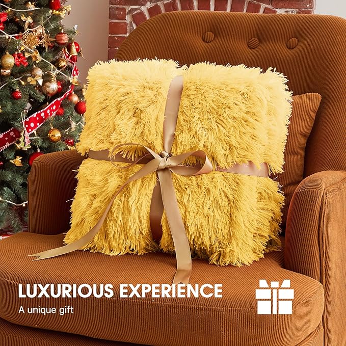Heated Electric Blanket Queen–Faux Fur with Soft Thick SherpaWarm Winter Birthday Gifts for Women Grandma,Dual Control,10 Heat Settings,5 Time Settings, 84x90, Beige