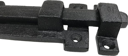 Antique style 8" Black Wrought Iron - Slide Door Bolt Latch - vintage iron - Decorative style 8 in door latch DS-04 (2)