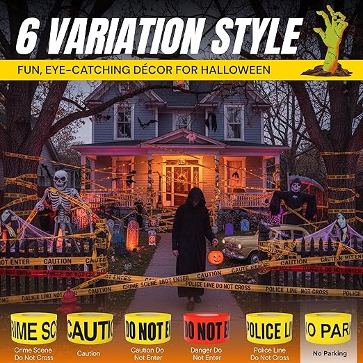 Caution No Parking Tape 3 Pack 3 inch X 1000 feet • Bright Yellow with a Bold Black Print for High Visibility • 3 in. Wide for Maximum Readability • Tear Resistant