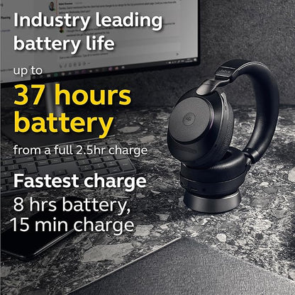 Jabra EVOLVE2 85, LINK380A MS Stereo Stand Black
