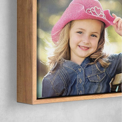 P&L ART. Personalized Custom Canvas Prints: Photo On Canvas Transform Your Photos into Stunning Framed Wall Art Digitally Printed Photo To Canvas Ideal for Home Decor Gifts Keepsakes Beige 12X16