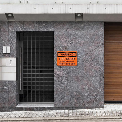 Notice Keep Door Closed Unless Loading or Unloading Sign - ADA Compliant Digitally Printed Text Wall Signs – Loading Docks Delivery Zone Safety Security Sign - Vinyl – 10” x 14”