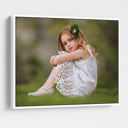 P&L ART. Personalized Custom Canvas Prints: Photo On Canvas Transform Your Photos into Stunning Framed Wall Art Digitally Printed Photo To Canvas Ideal for Home Decor Gifts Keepsakes White 20X30