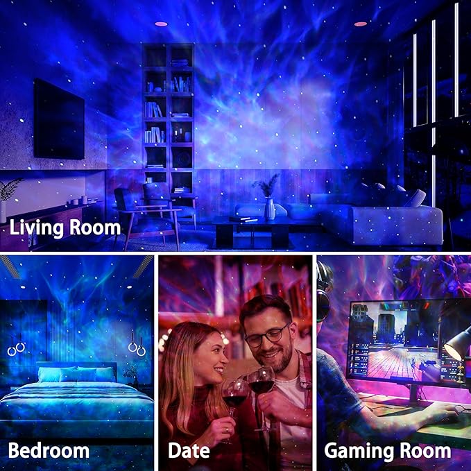 Star Projector, Astronaut Galaxy Projector, Starry Space Nebula Night Light Projector with Timer and Remote, Adults Kids Room Decor Aesthetic, Christmas Birthdays Gift