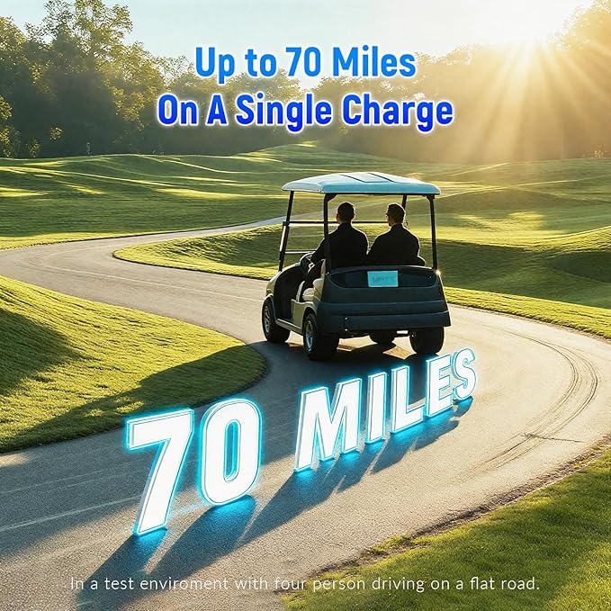 Wattcycle 48V 105Ah Golf Cart Batteries, 48V Lithium Battery 250A BMS, IP65 Waterproof Marine Batteries, LiFePO4 Battery 15000+ Deep Cycles, Built-in Bluetooth, Perfect for Home Energy, RV, Solar