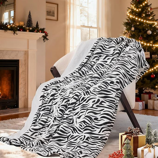 Heated Throw Blanket 50"x60", Electric Blanket with 6 Heat Settings & 1-12H Timer, Cozy Soft Flannel Sherpa, Machine Washable, Warm Gift for Women, Tiger