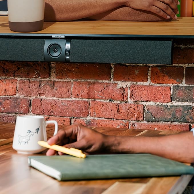 Owl Bar Video Conferencing Device — 4K Video Conferencing Bar with Active Speaker Focus (Add a Meeting Owl 4+, Meeting Owl 3 or Meeting Owl Pro for 360-Degree Coverage and Automatic Camera Switching)