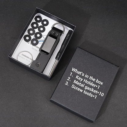 Key Holder for Keychain Metal Aluminum Compact Smart Key Organizer Secures 1-5 Keys