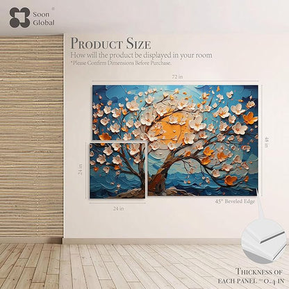 Acoustical Wall Panels, 72 X 48 Inches Art Acoustic Panels, Decorative Acoustic Panels, Acoustic Wall Panels, Sound Absorbing Wall Art, Canvas
