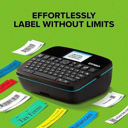DYMO LabelManager Executive 640 CB Portable Label Printer Kit with Carry Case and 3 Label Cassettes, Compact QWERTY Label Maker, Bluetooth & USB Connectivity, Compatible with DYMO D1 Labels
