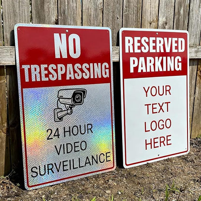 Custom Signs Outdoor, Personalized Metal Signs for Business, 36x30 Inches, Rust Free .040 Aluminum, Fade Resistant, Reflective Option