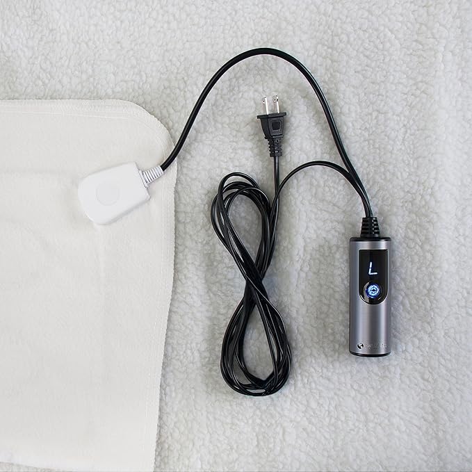 EARTHLITE Massage Table Warmer & Fleece Pad (2in1), ETL Certified, 3 Heat Settings, 13ft Cord/Heating Pad / 1 Year Replacement Guarantee