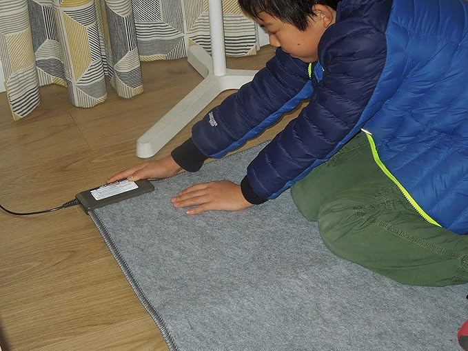 Hot Carpet Woo Warmer Under Rug Heater Radiant Floor Heat Carpet Warmer Heated Rug Great for Yoga (33" x 72" inches) Made in Seattle since 2012 a great Unique Holiday gift